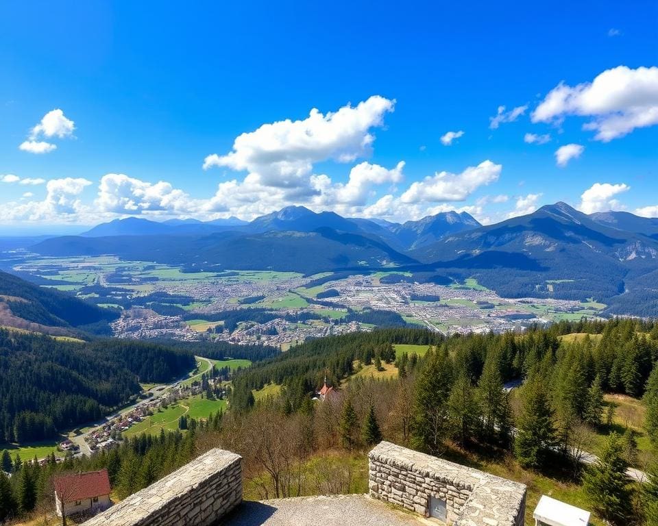 Aussichtsplattform mit Panoramablick in Kufstein