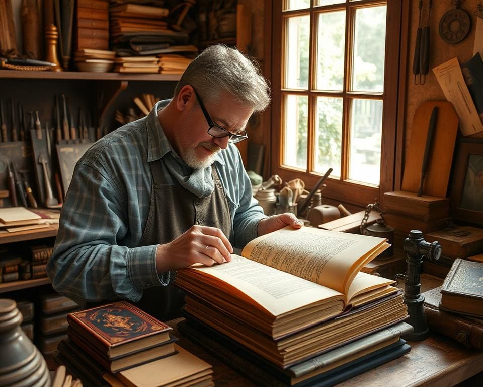 Buchbinder: Die Kunst der Buchrestauration und -herstellung