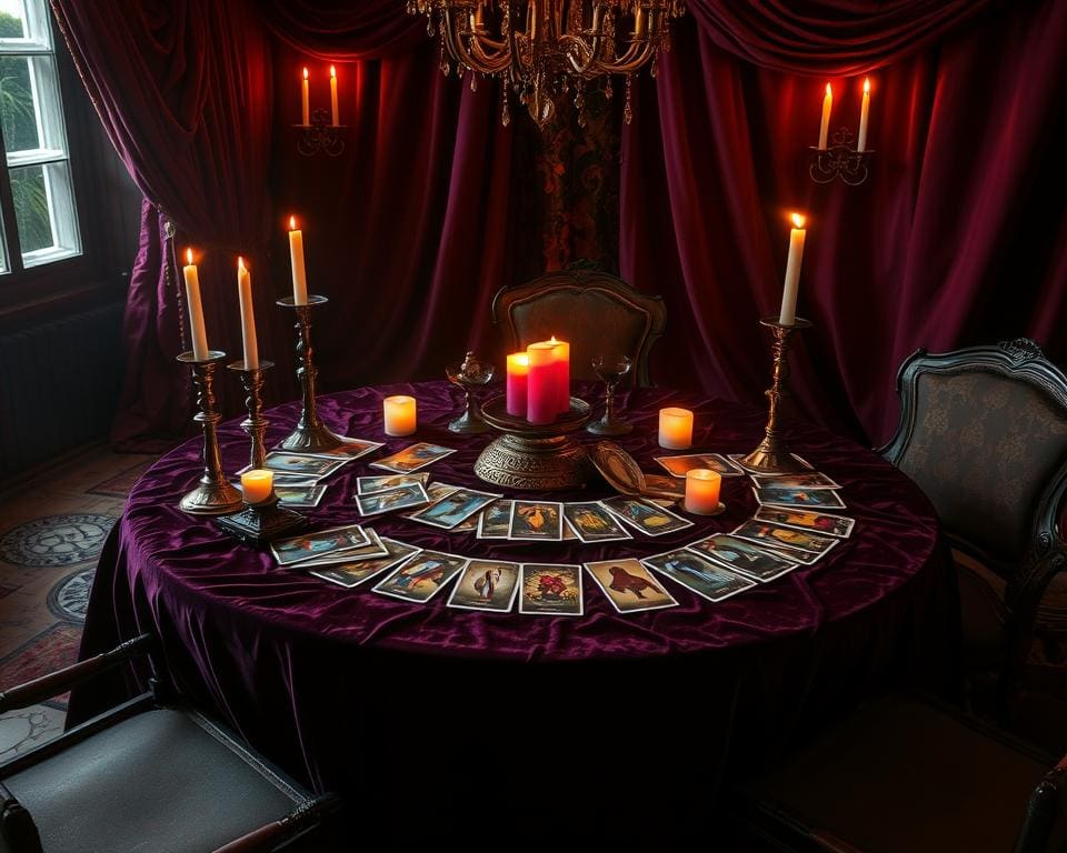 Kartenleger und Tarotkarten