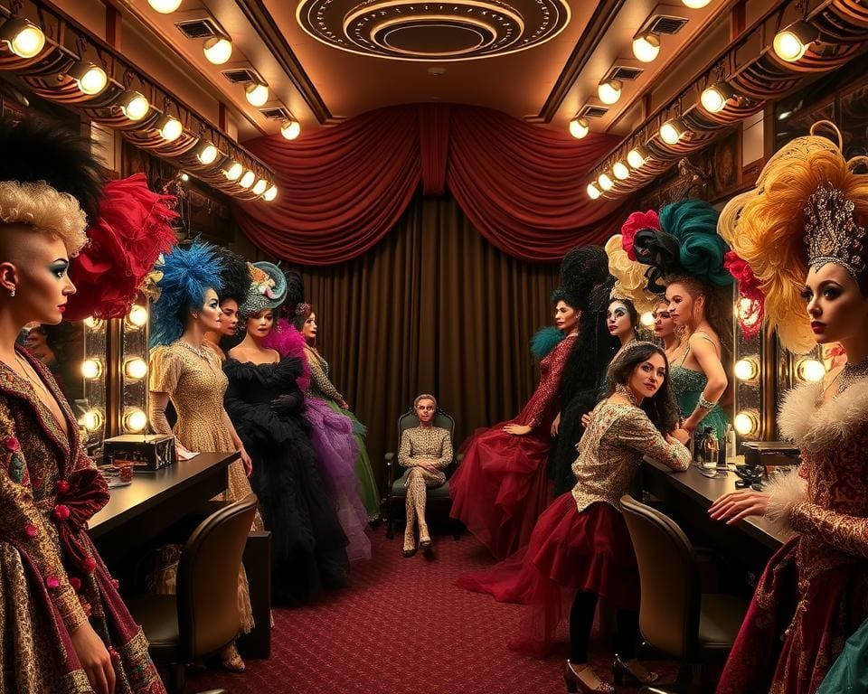 Kostüme und Make-up im Theater
