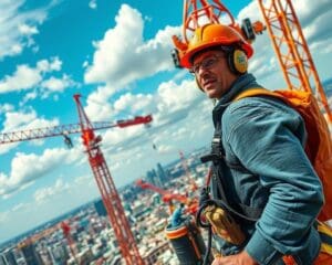 Kranführer: Sicheres Arbeiten in luftigen Höhen