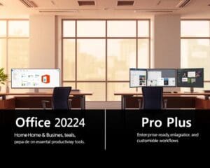 Welche Unterschiede gibt es zwischen Office 2024 H&B und Pro Plus?