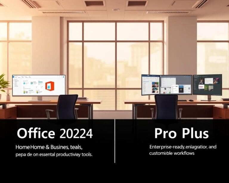 Welche Unterschiede gibt es zwischen Office 2024 H&B und Pro Plus?