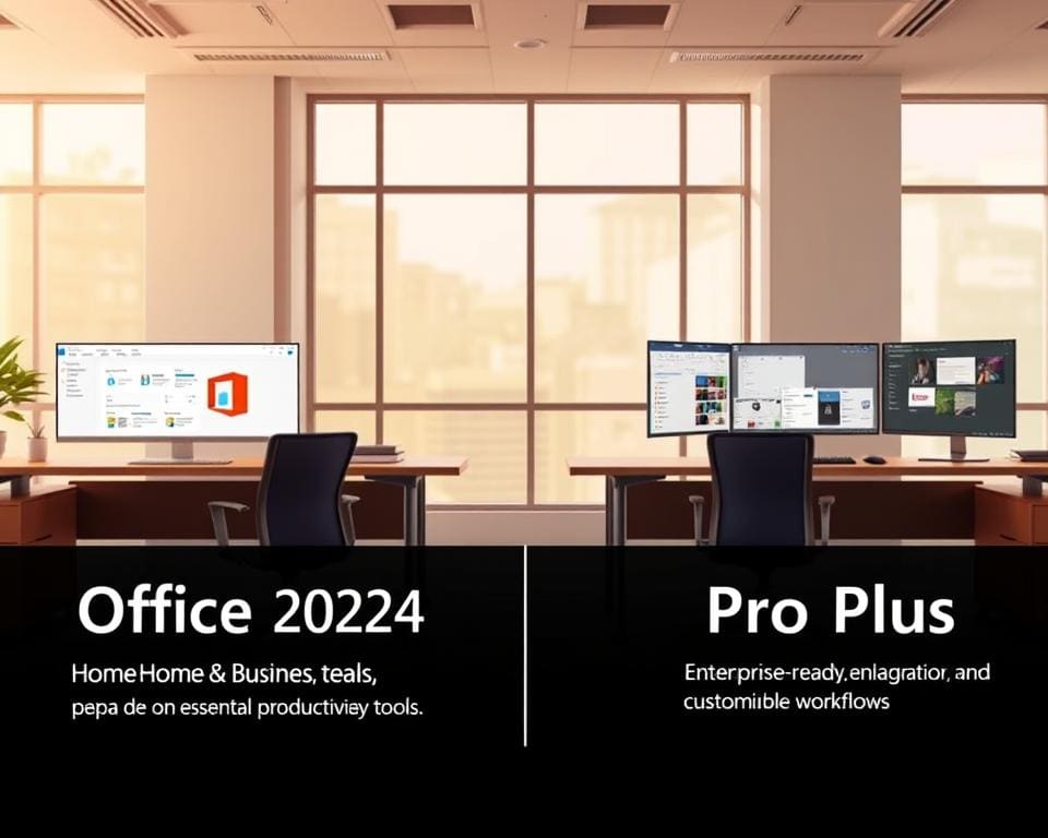Welche Unterschiede gibt es zwischen Office 2024 H&B und Pro Plus?